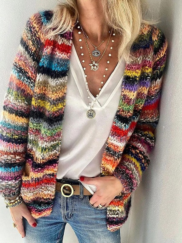 Image of Amy | Women's Open Front Knit Cardigan