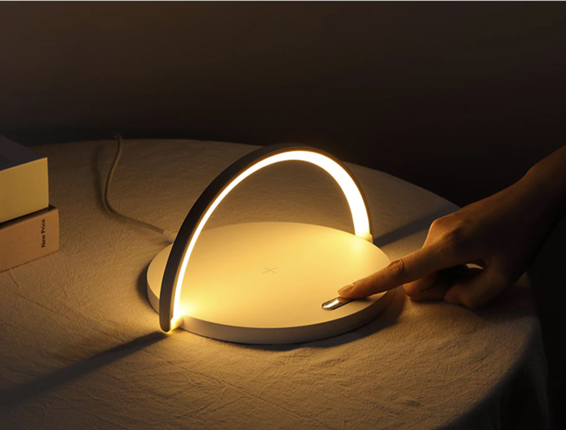 Bowlight Design™ | Cozy 3-in-1 Night Lamp with Wireless Charging