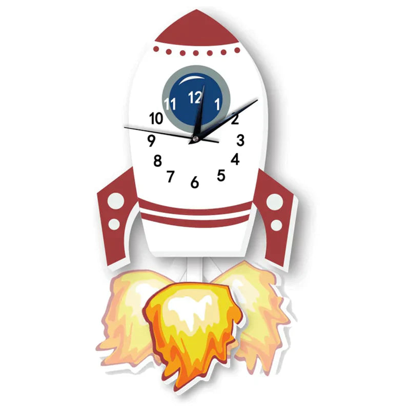 Children's Pendulum Clock with Animal Designs | Fun Decoration for Children's Rooms