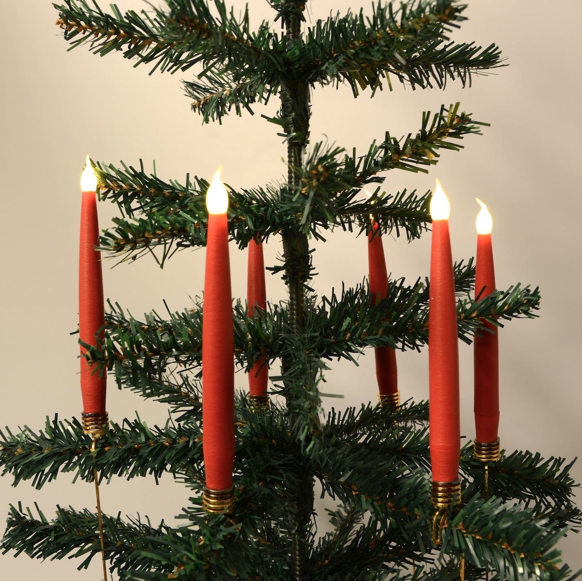 Christmas Tree Lights LED 20 pcs. Wireless including Remote Control & Clips - fits most Georg Jensen candle holders etc.