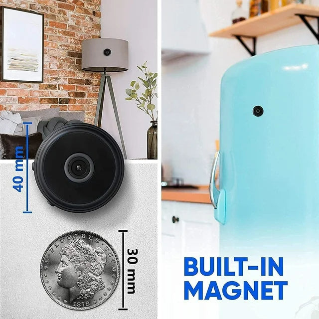 Compact Wireless Magnetic Camera with 1080P HD Night Vision