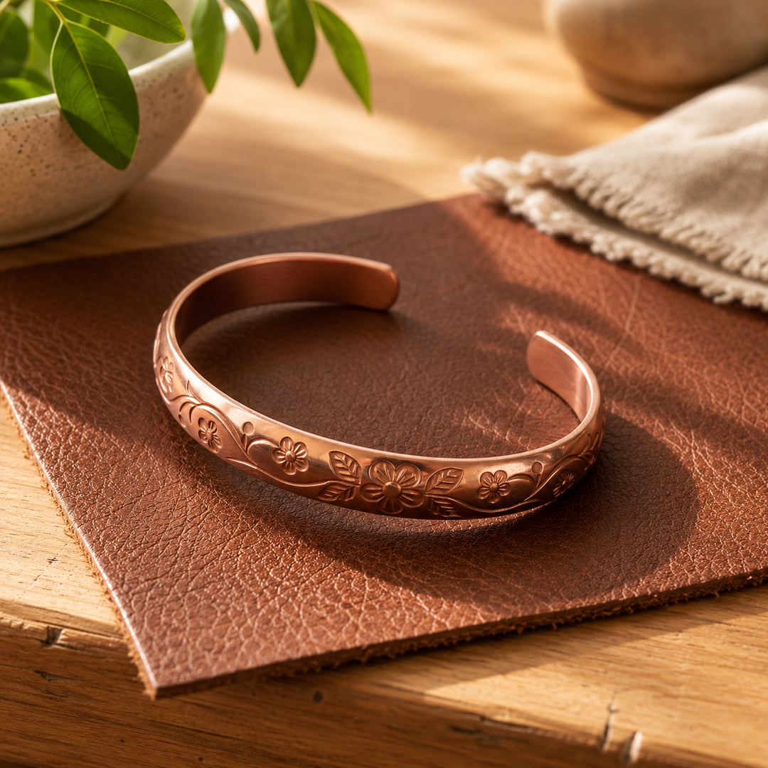 Flowerwalk Copper Bracelet
