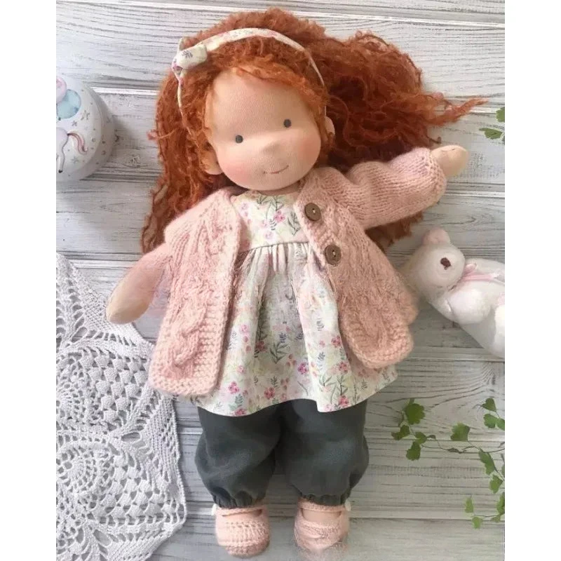 Cotton Waldorf Cuddle Toy Mila with Elegant Box