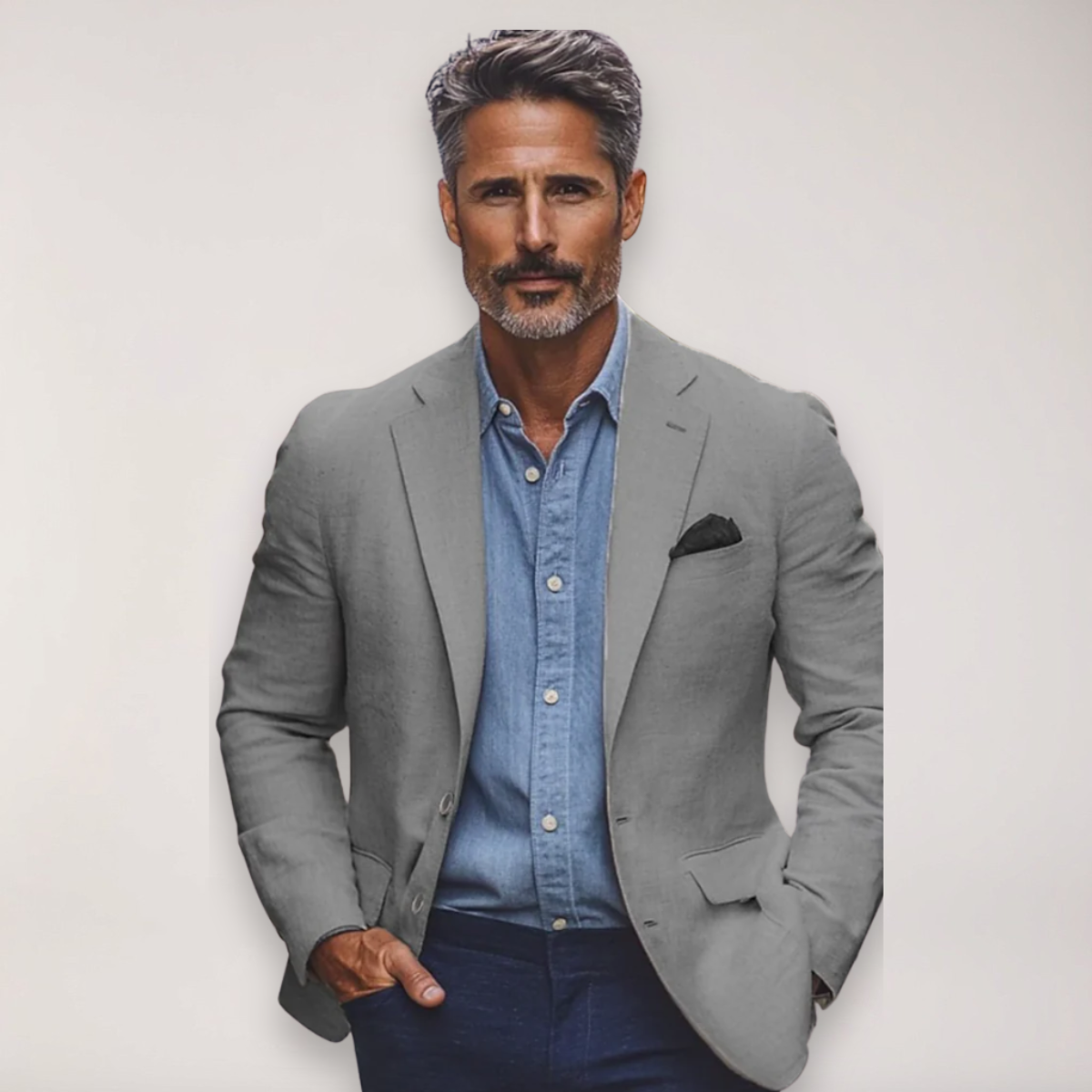 Image of Dave | Men's Button-Down Casual Shirt