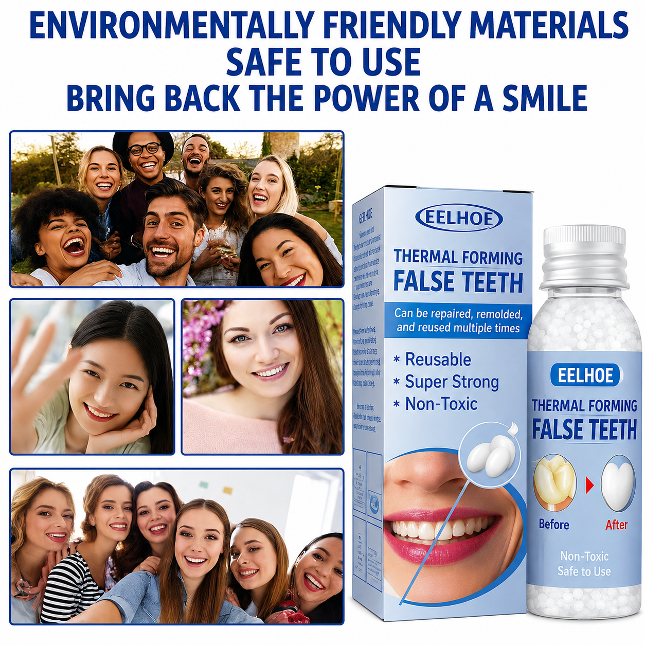 Dental Care | Tooth Repair Kit | Instant Filling of Tooth Gaps | ToothPerfect