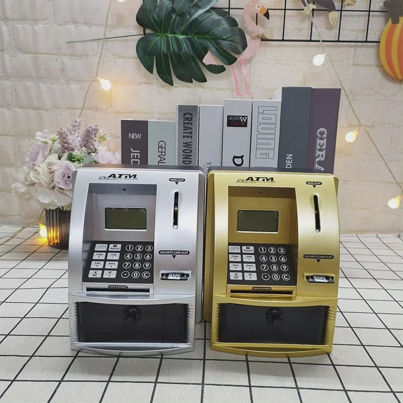 Digital ATM Piggy Bank for Kids with Password and Digital Display