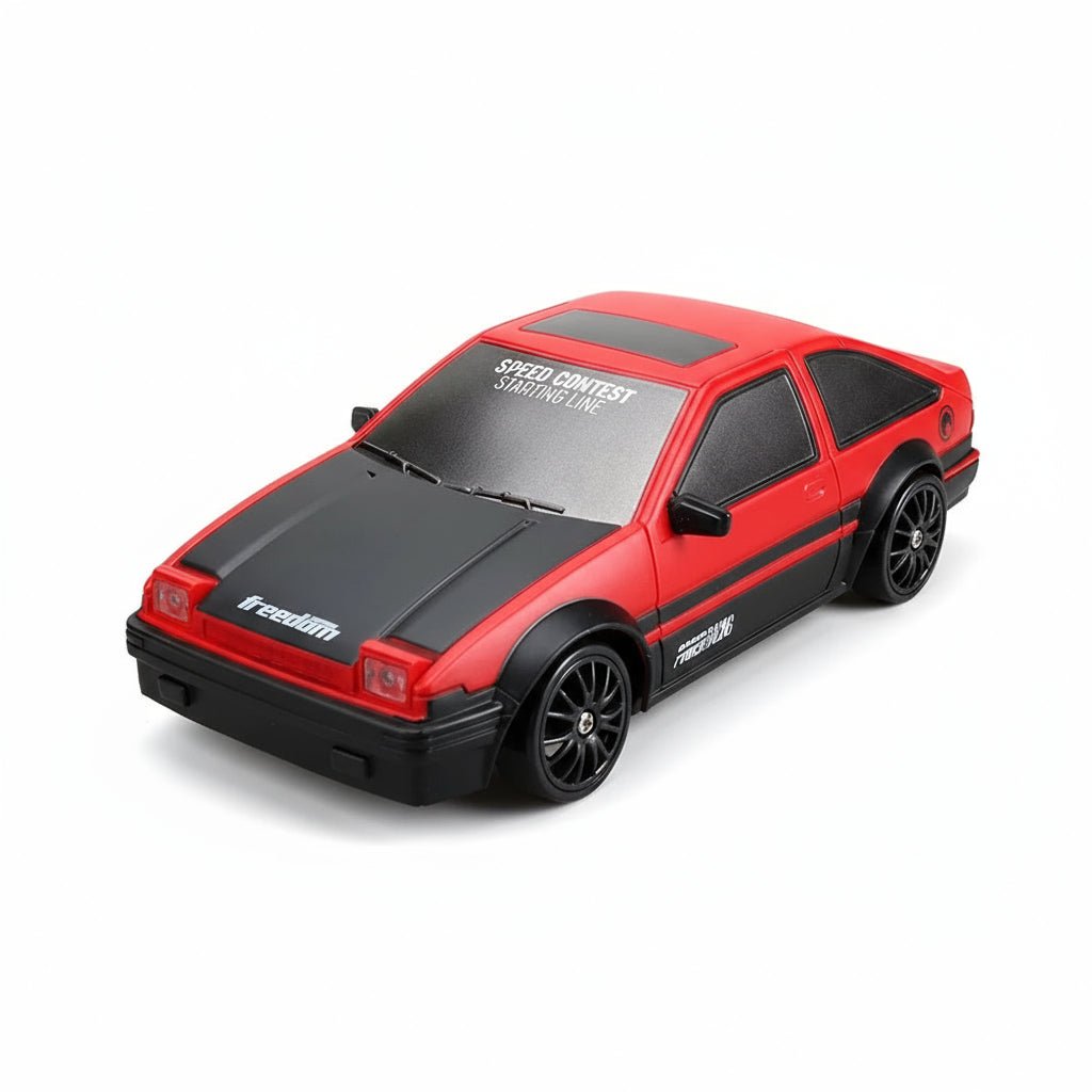 Dynamic Remote Control Car 4WD for Drifting with Replaceable Tires – Off-Road Car with Remote Control 21 x 9 x 6 cm