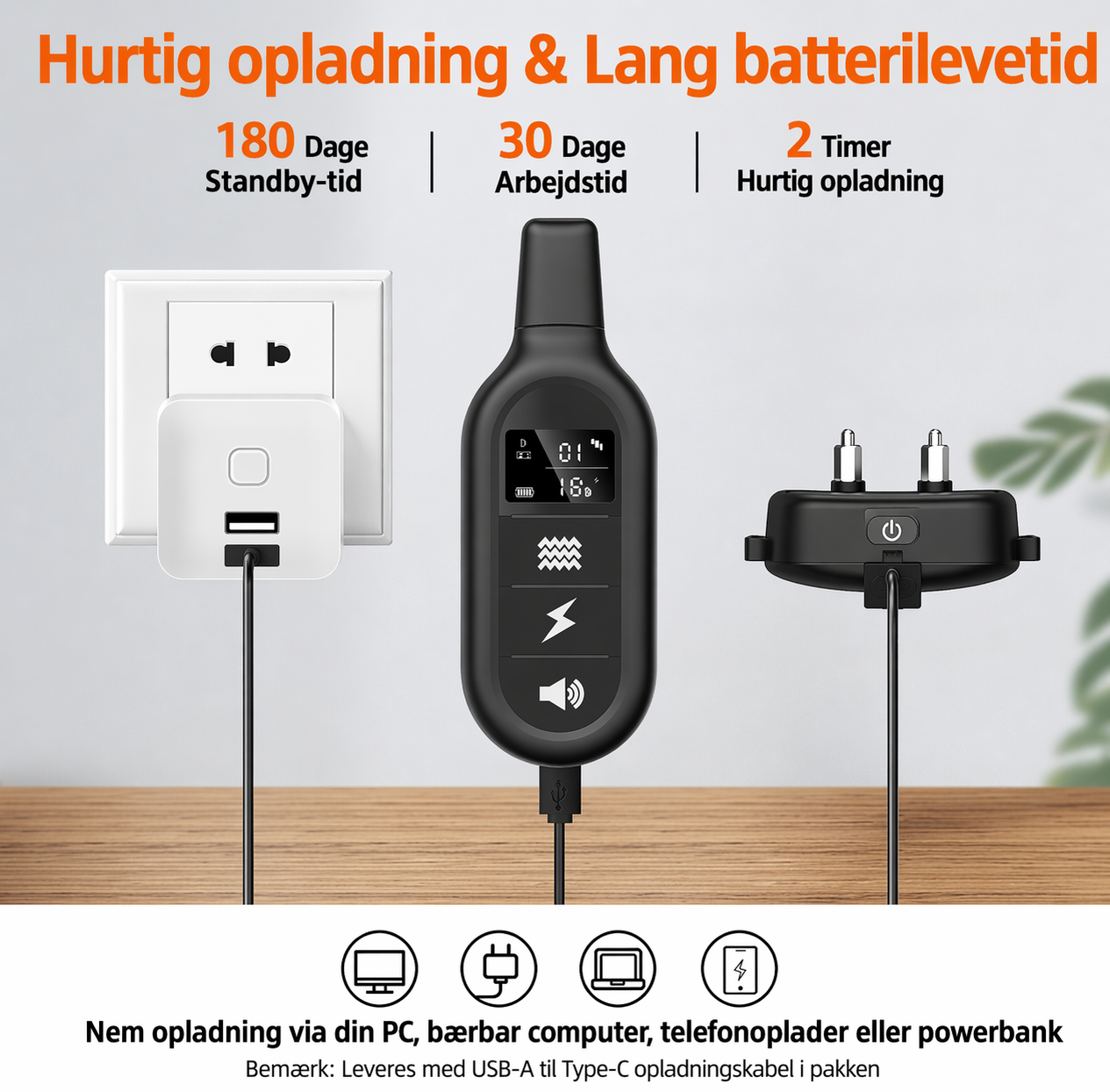 Electronic Waterproof Dog Collar - Remote Control | Long Range