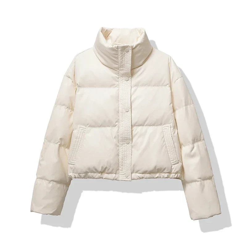 Image of Ellen | Women's Cropped Puffer Jacket