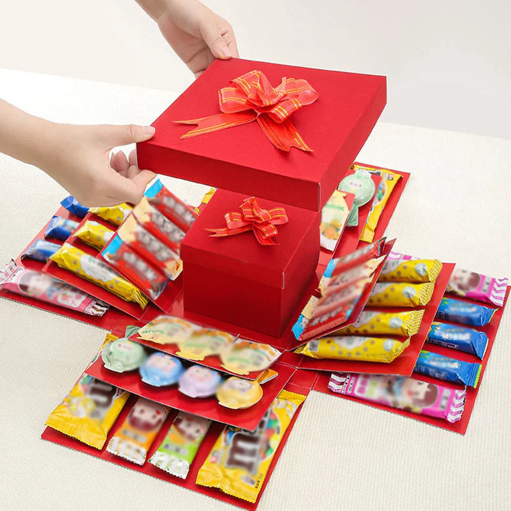 Explosion Box: Huge Christmas Surprise Gift Explosion Box