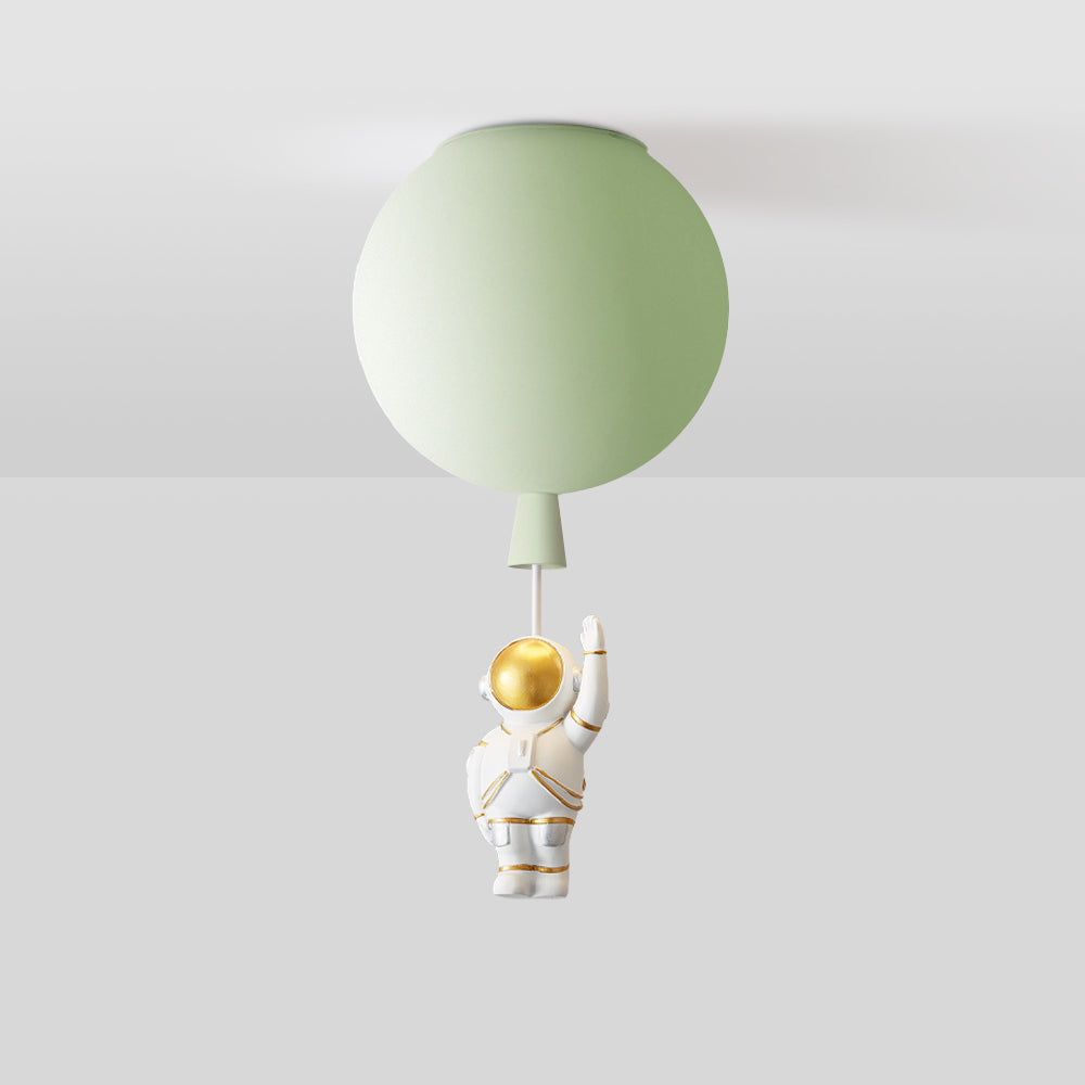 Fateh Modern Moon/Astronaut LED Ceiling Lamp in Acrylic
