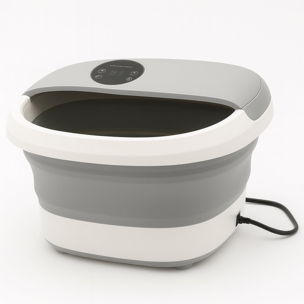 Foldable Luxury Foot Spa with Massage, Temperature Control & Remote Control