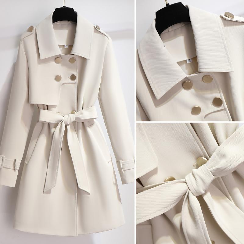 Image of Georgia | Women's Double Breasted Trench Coat