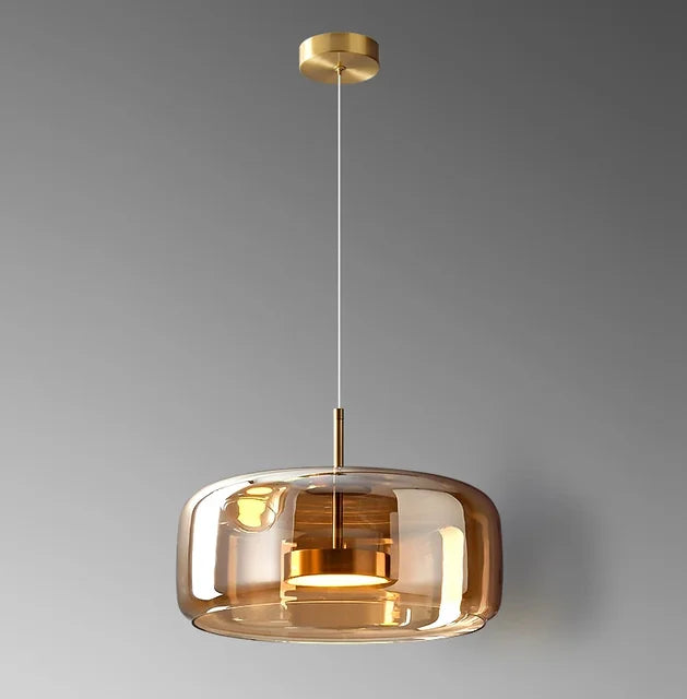 Glass Dome Chandelier | Elegant Design | Dimmable Light