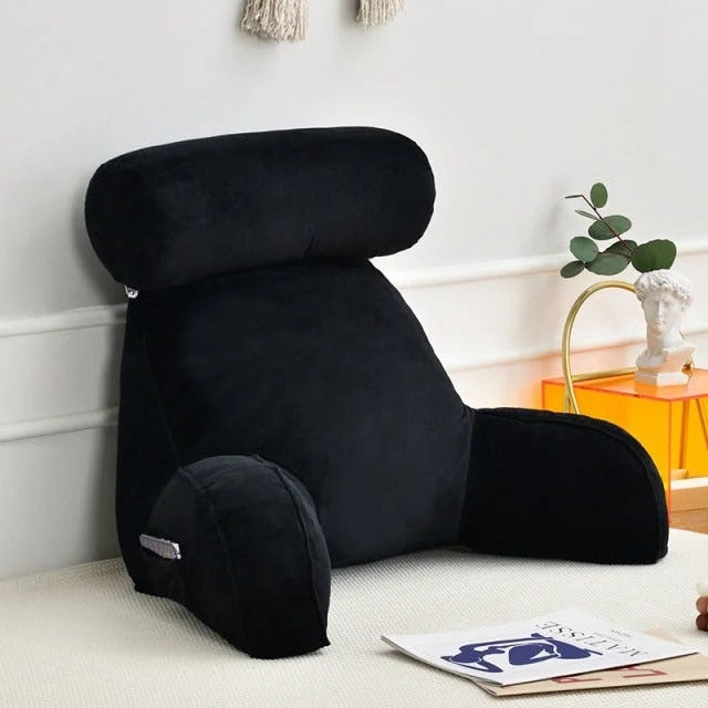 Luxury Backrest Pillow with Adjustable Headrest