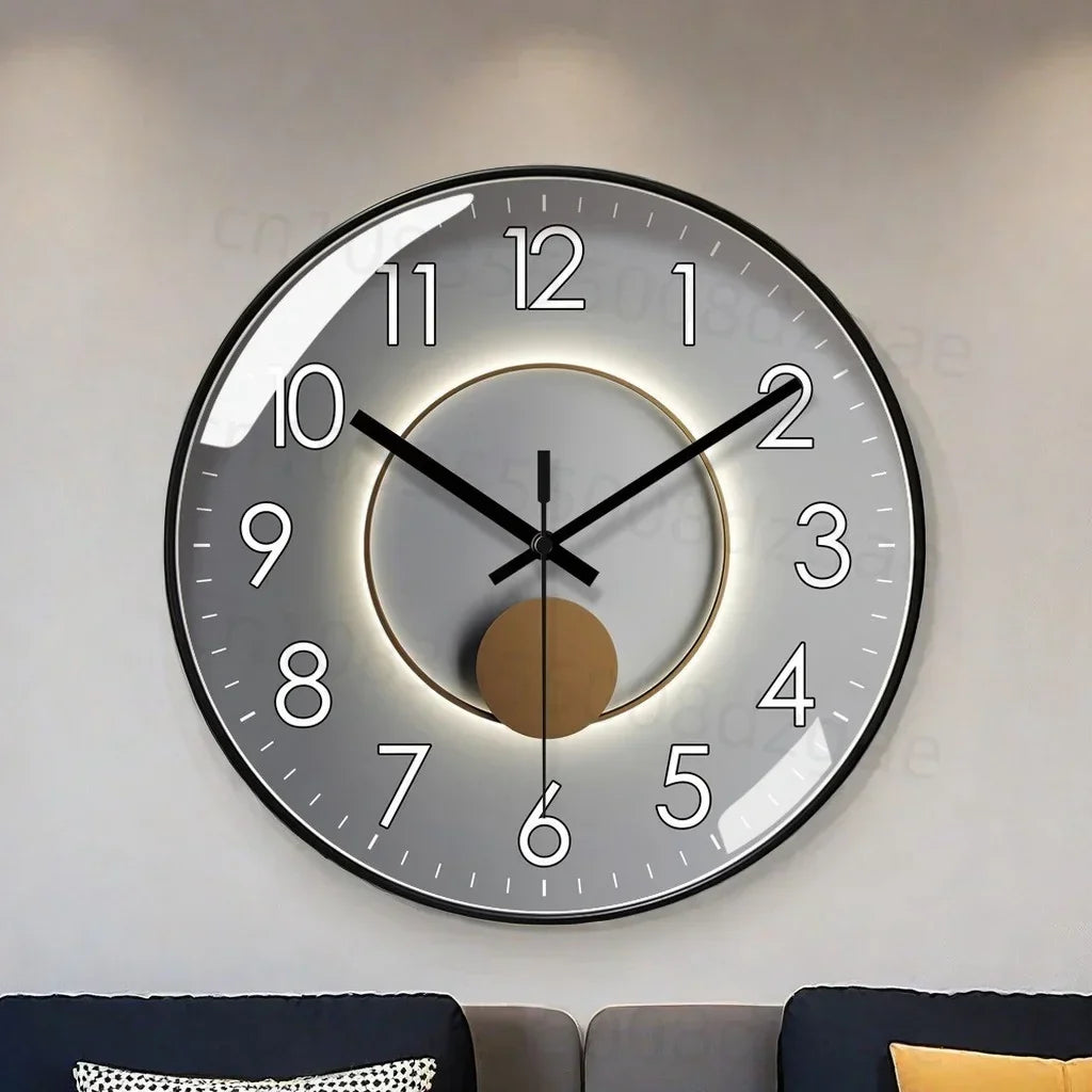 Luxury Round Clock for Modern Decor