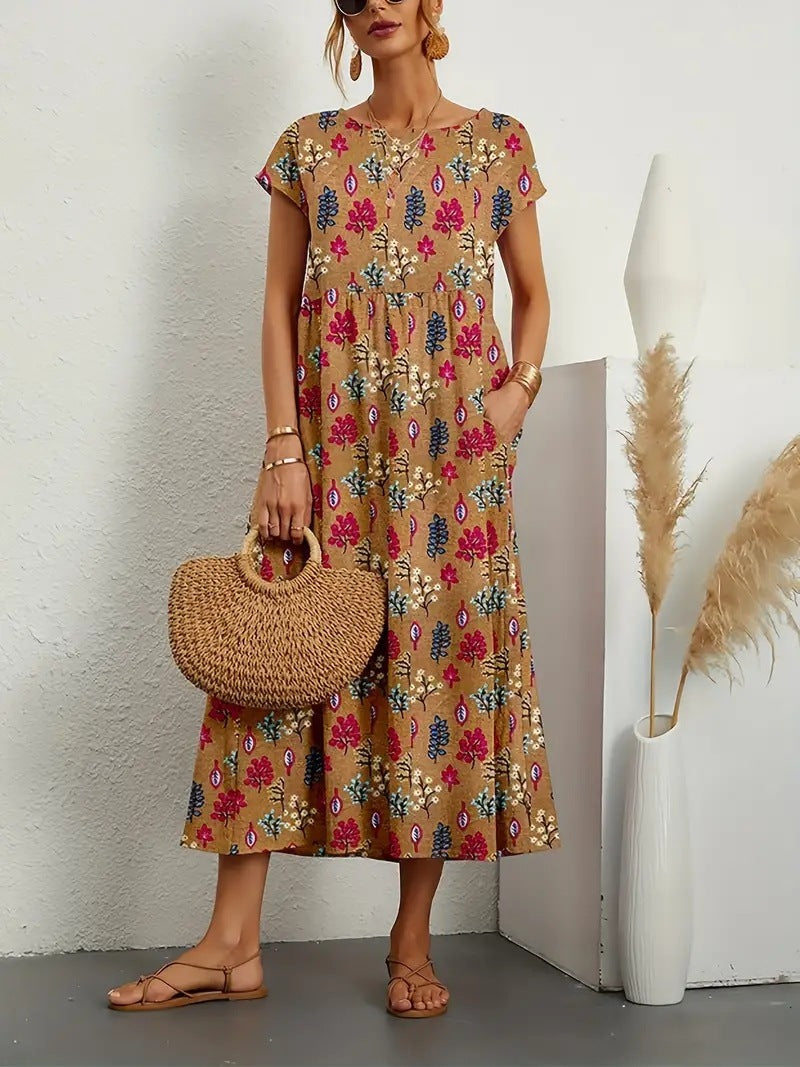 Image of Mackenzie | Women's A-Line Midi Dress