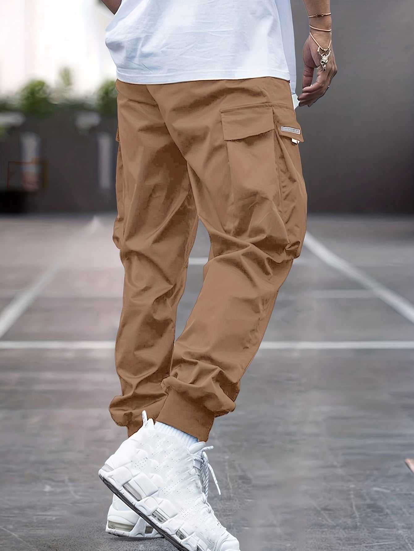 Image of Marco | Men's Drawstring Cargo Trousers