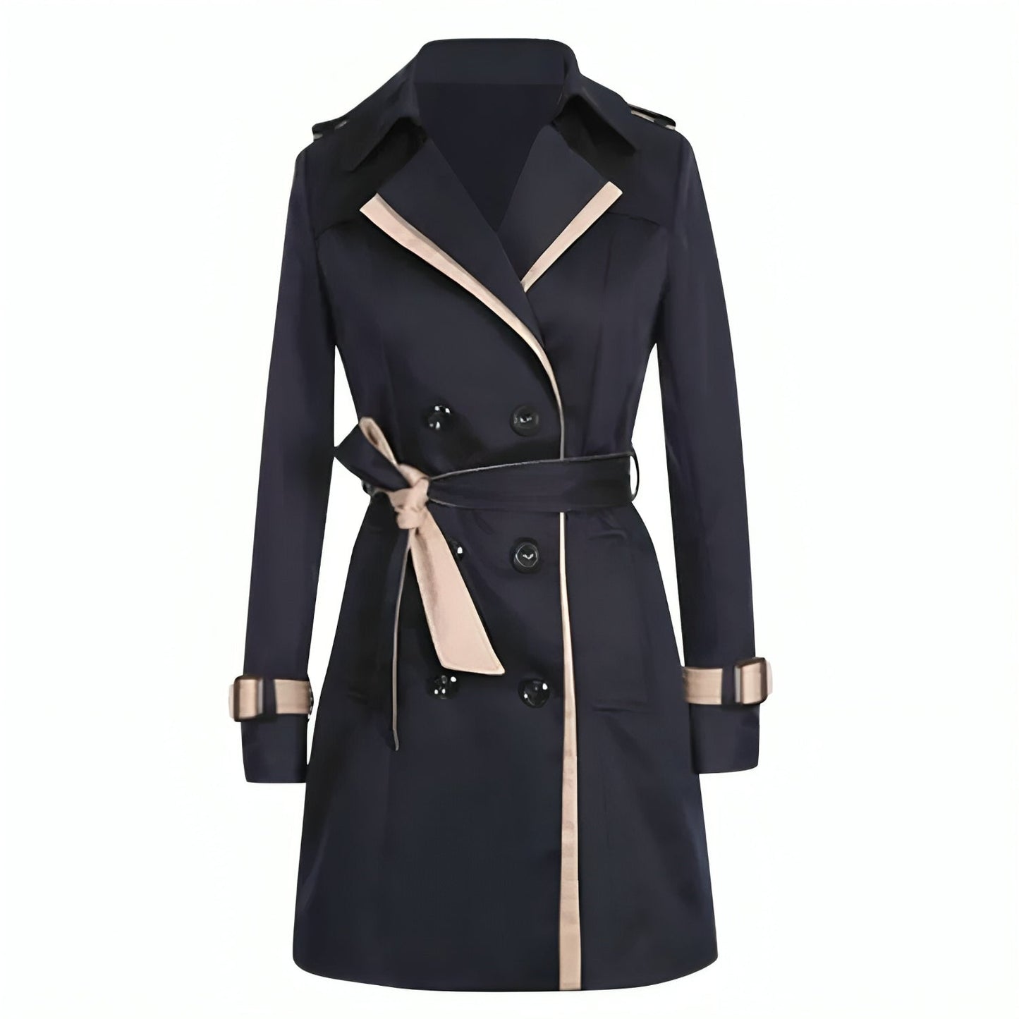 Image of Mariah | Women's Double-Breasted Long Coat