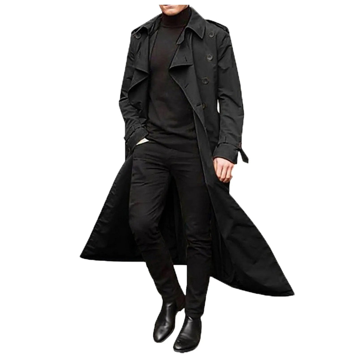 Men's Casual and Trendy Trench Coat