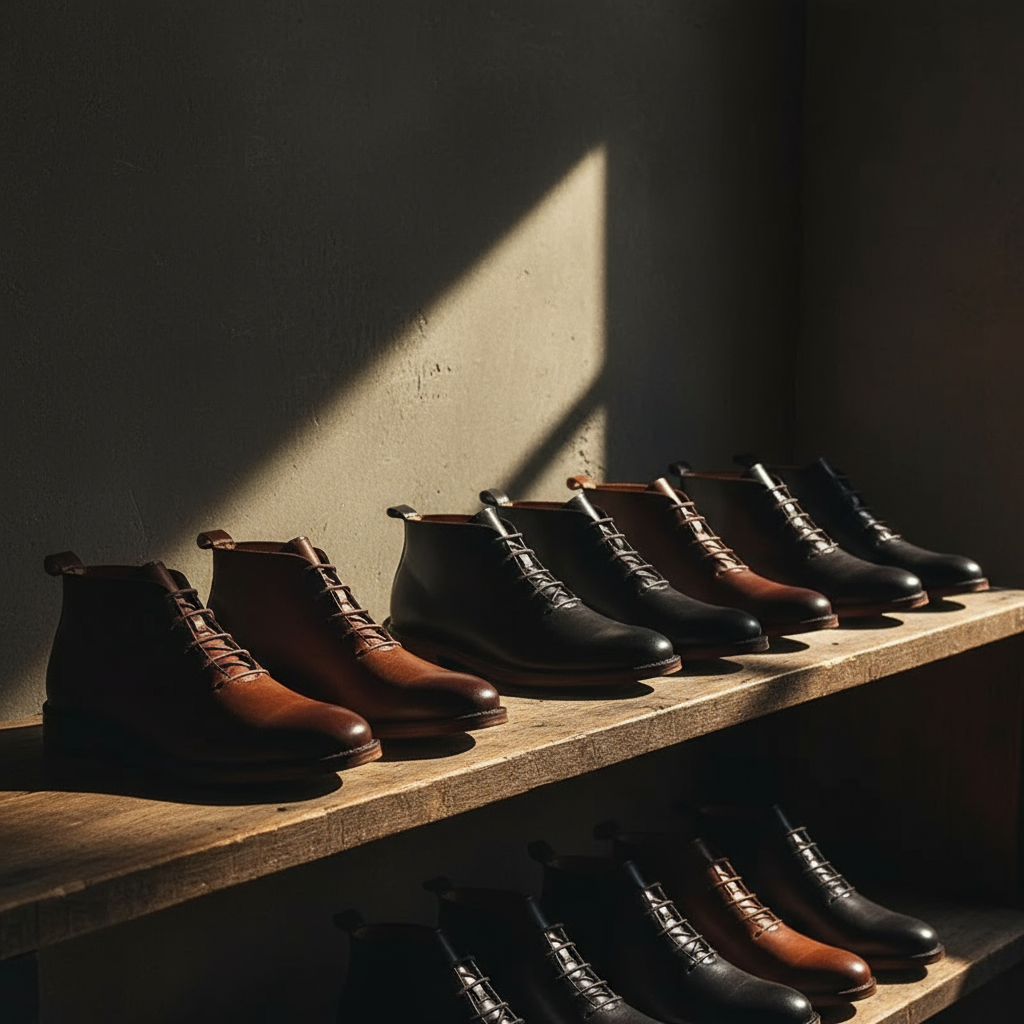 Men's Leather Ankle Boots