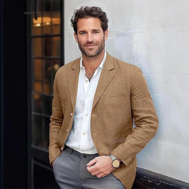 Men's Lightweight Summer Blazer - Style and Comfort