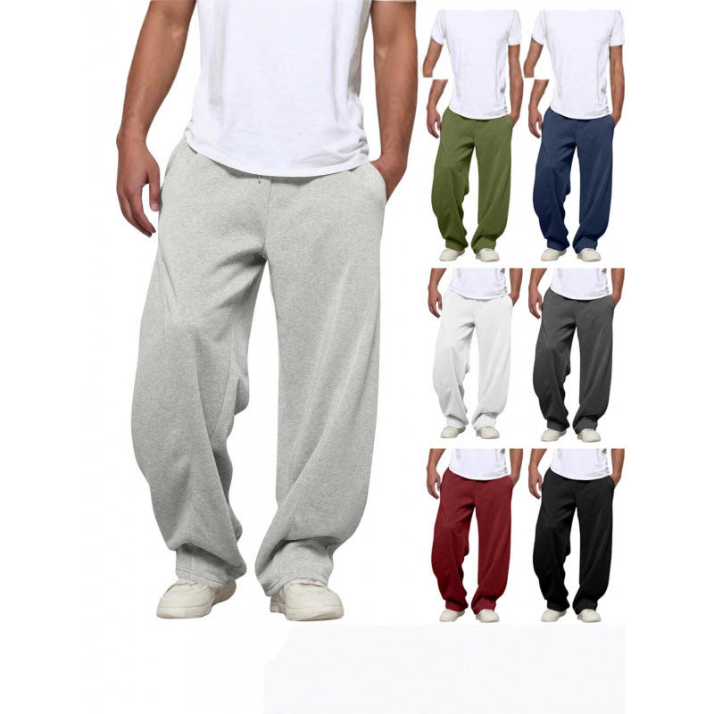 Men's Loose-Fit Casual Jogging Pants with Pockets