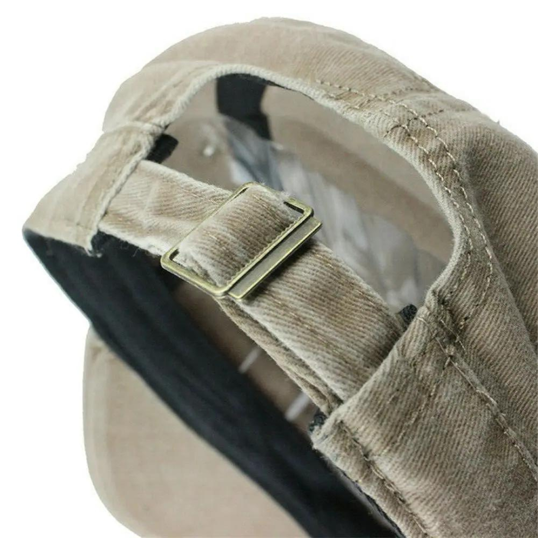 Men's Retro Military-Style Cap with Classic and Modern Design