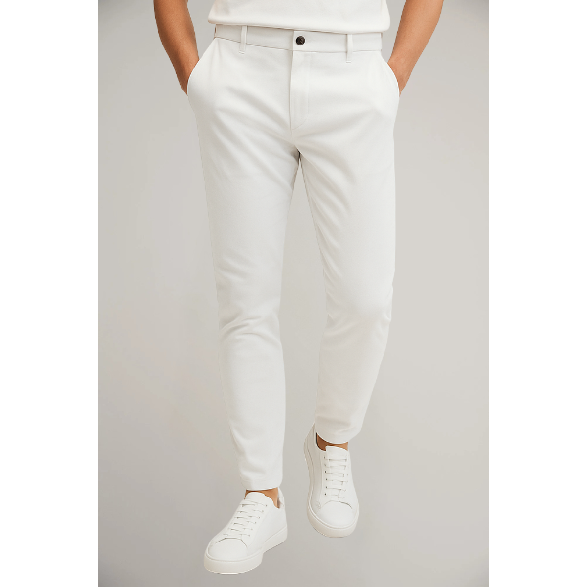 Men's Slim-Fit Chino Trousers