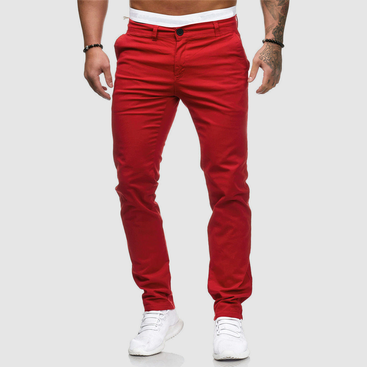 Image of Milo | Men's Slim-Fit Chino Trousers