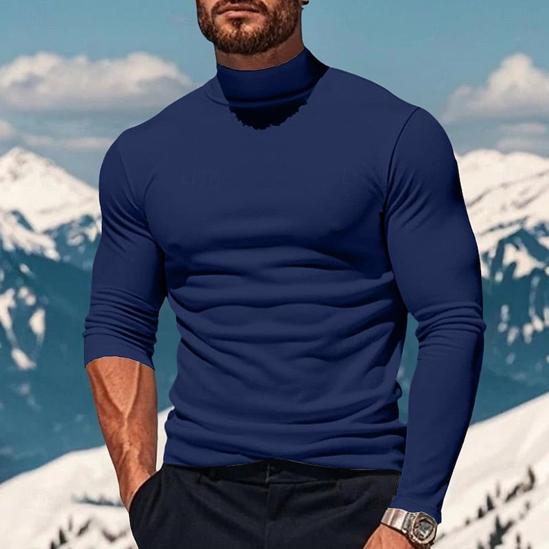 Mock Neck Long Sleeve Top