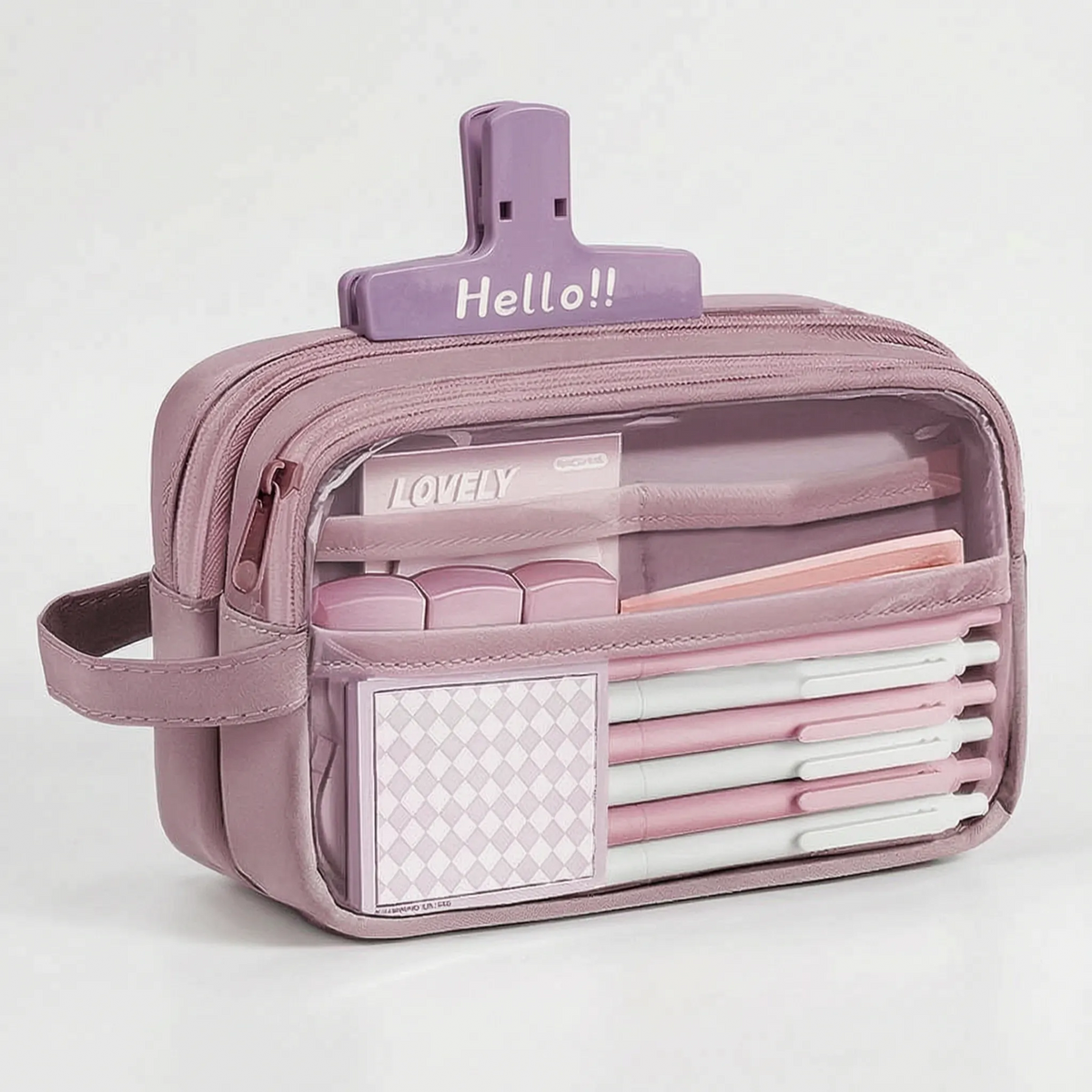 Multi-Layer Pencil Case with Large Compartment