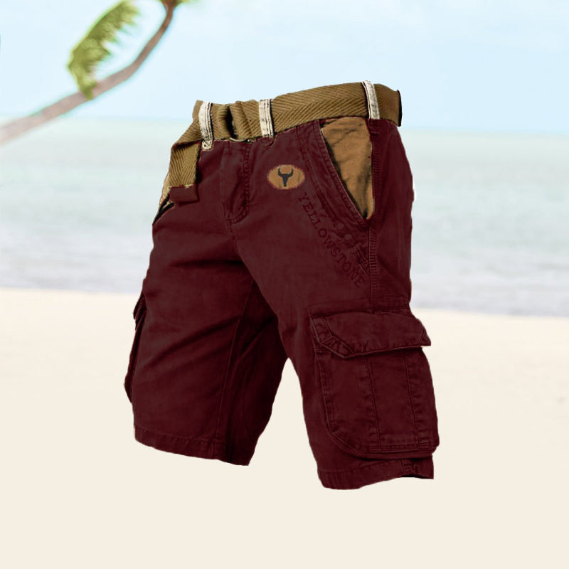 Image of Otto | Men's Belted Cargo Shorts