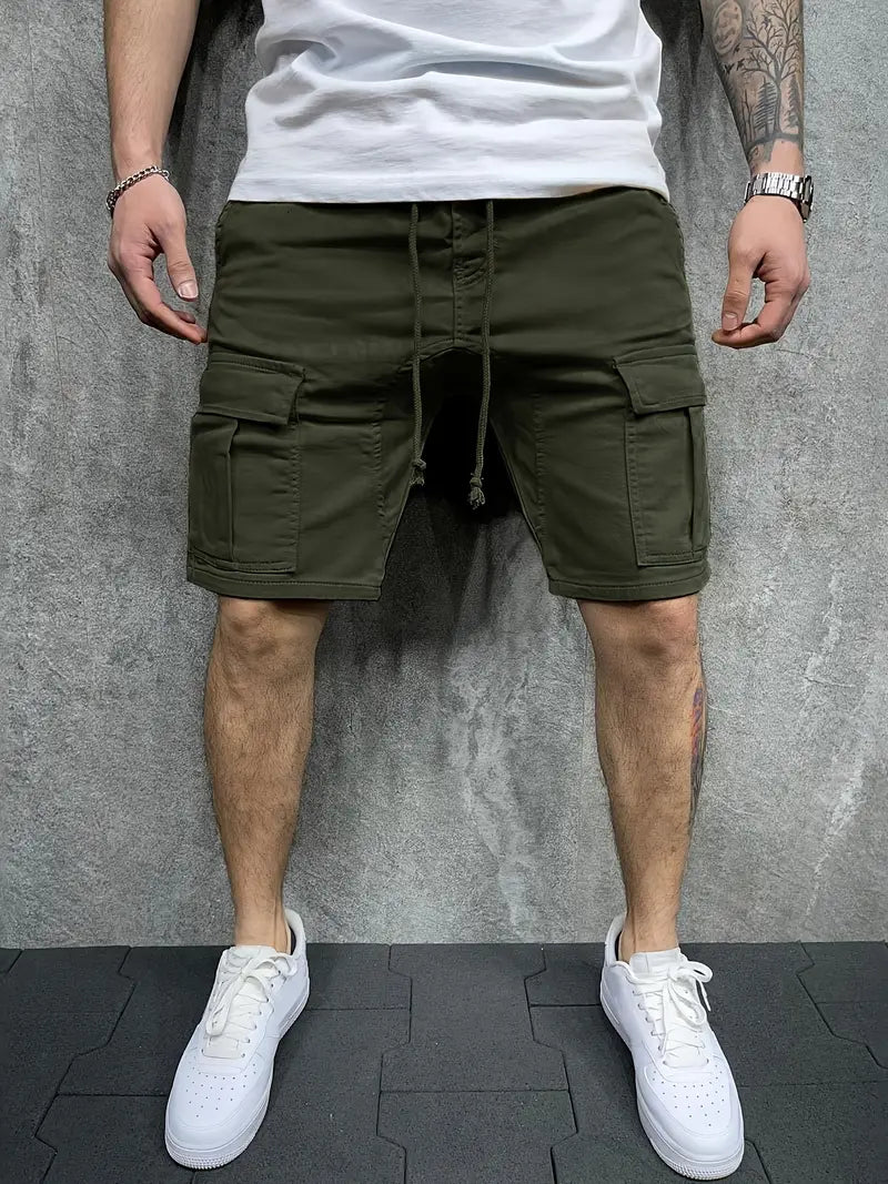 Image of Perry | Men's Cargo Drawstring Shorts