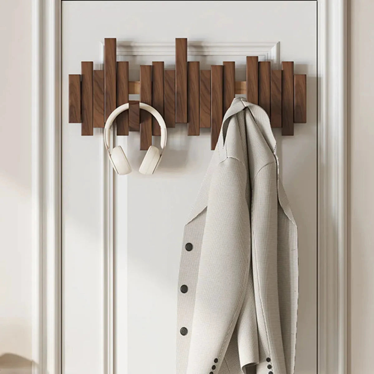 Piano Wood Coat Rack - Jackets, Coats, Elegant