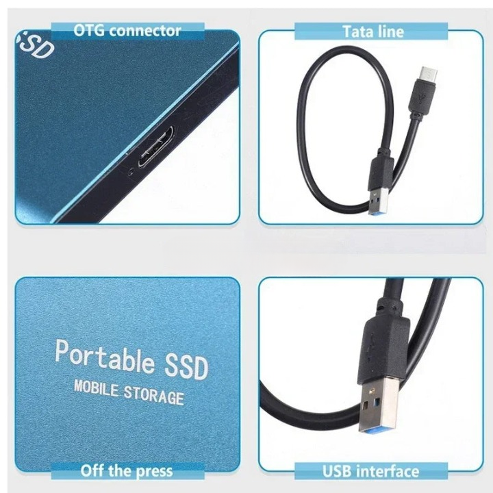 Portable SSD Drive High Speed Compact Design