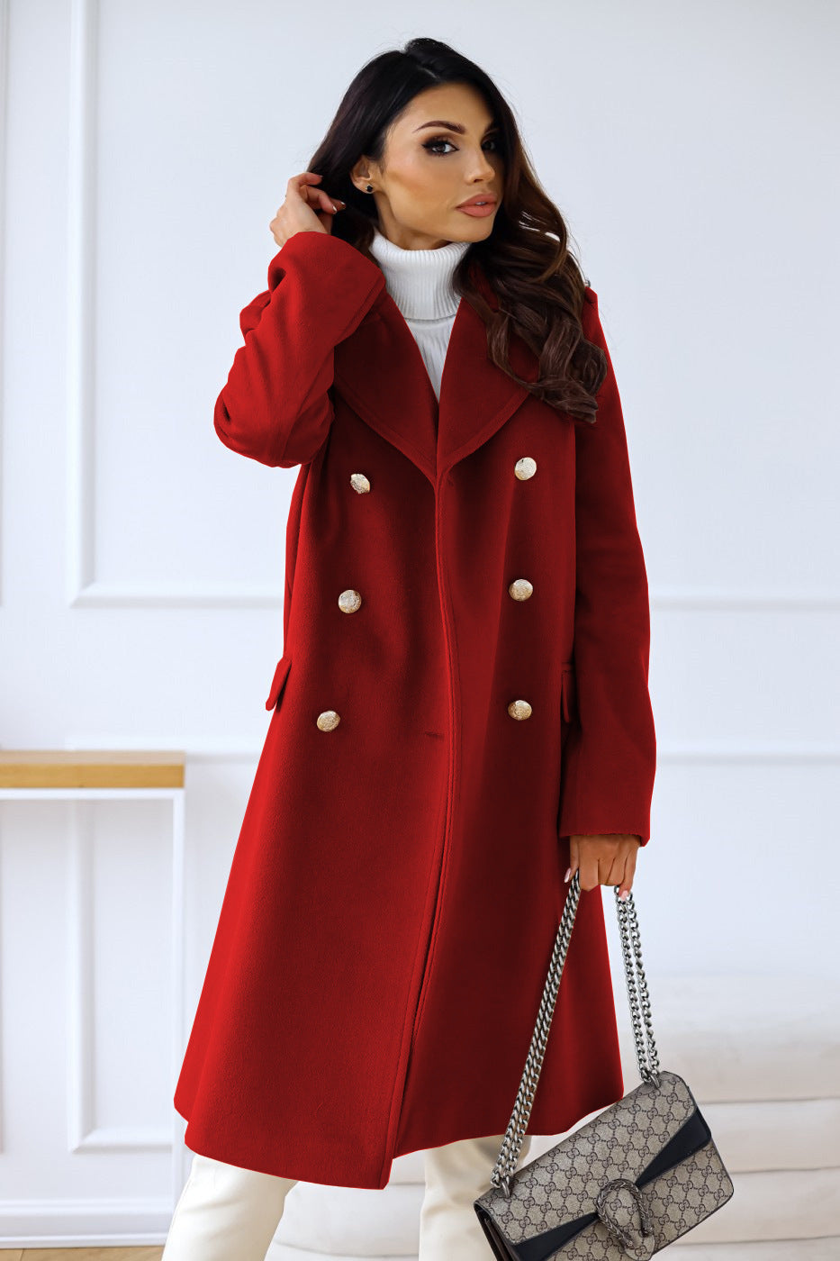 Image of Riley | Women's Double-Breasted Coat
