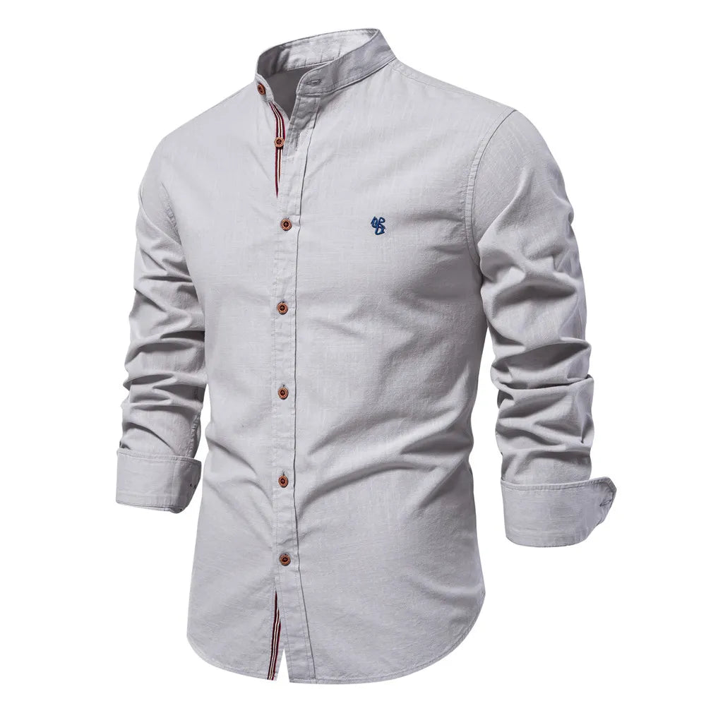 Ryan | Men's Long Sleeve Button-Down Shirt - Image 1