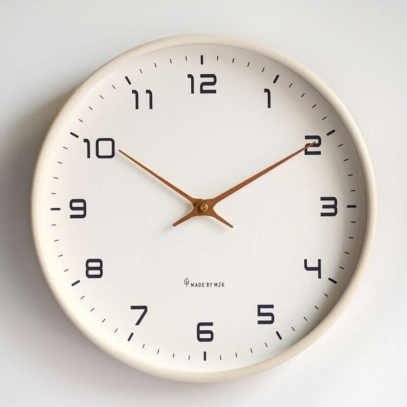 Scandinavian Wooden Wall Clock – Minimalist Design