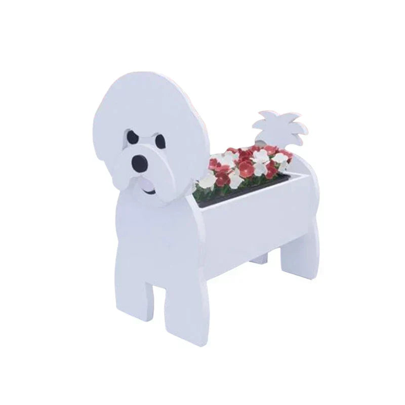 SusanSmith | Flower Pot - Pawsome - Dog Plant Container - Various Breeds
