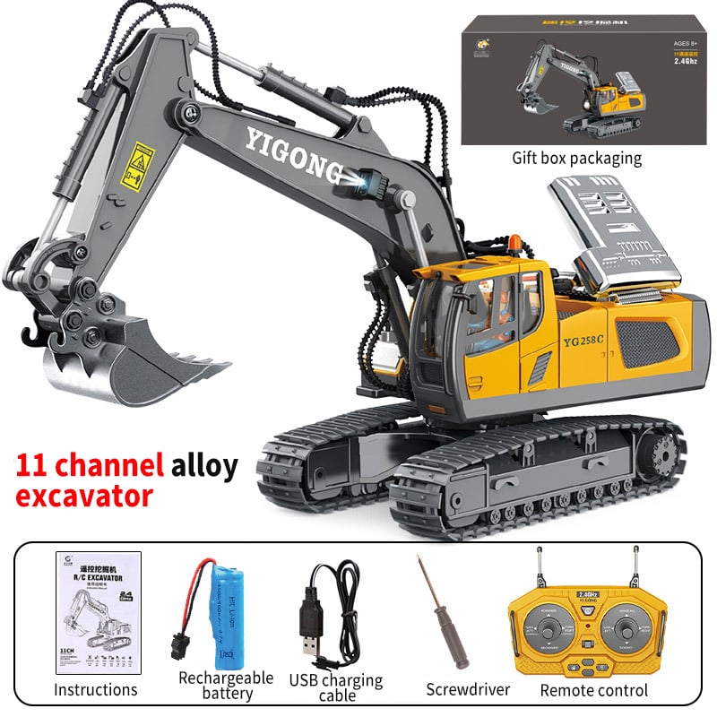 SusanSmith | Hydraulic Full Metal Excavator G308H 1/14 RTR