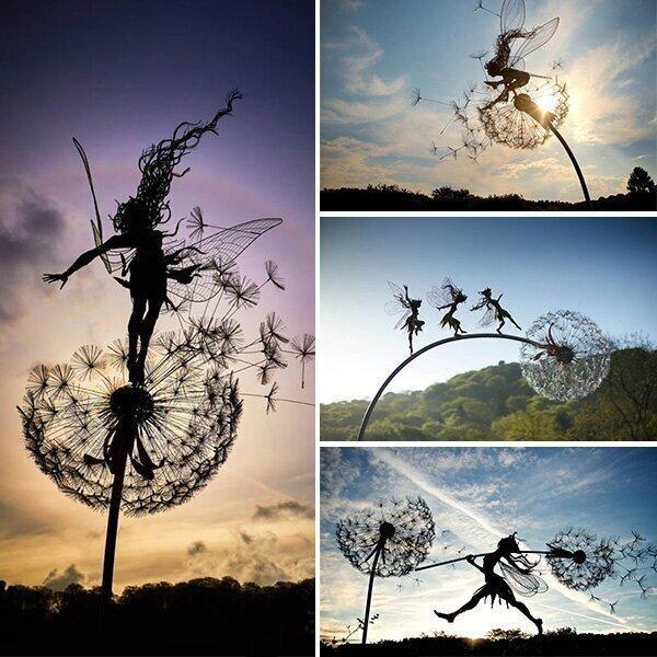 SusanSmith | Perfect Wonderland Garden Decoration - The Naughty Spirits Are Dancing