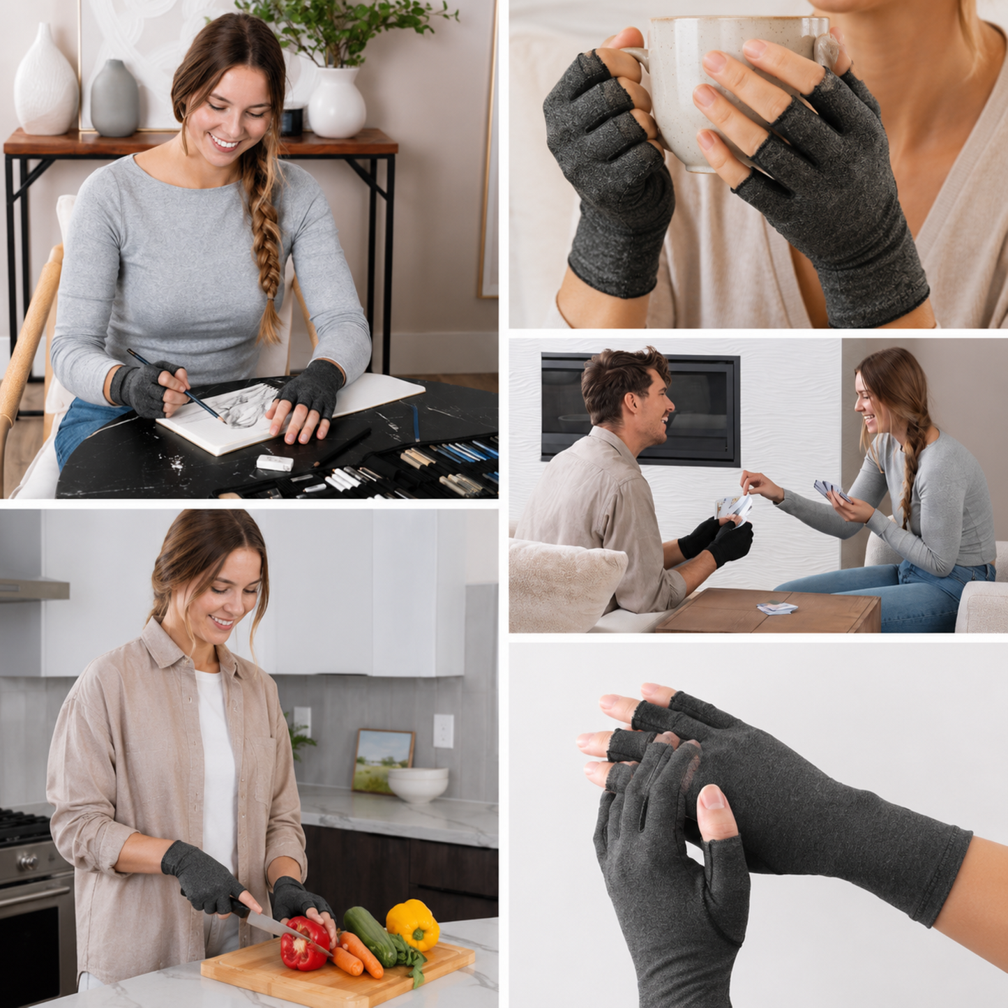 SusanSmith | RelievoGlove Half Finger Compression Glove