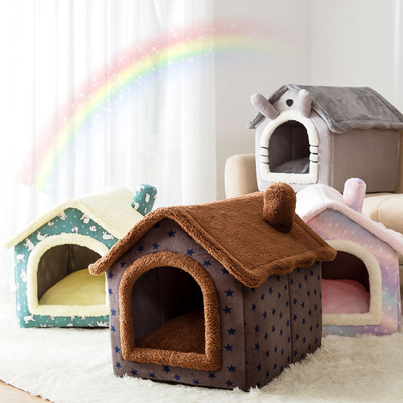 SusanSmith SusanSmith™ Fluffy Pet House | A Cozy & Warm Sleeping Place for Your Pet