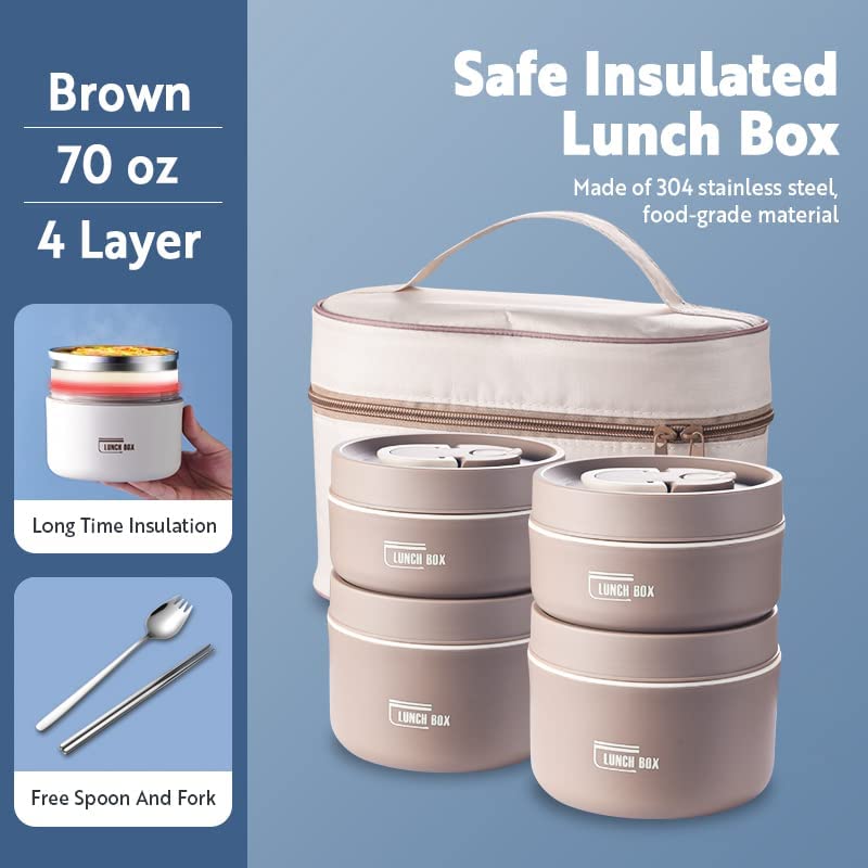 SusanSmith | Thermo-insulated lunch box containers made of stainless steel