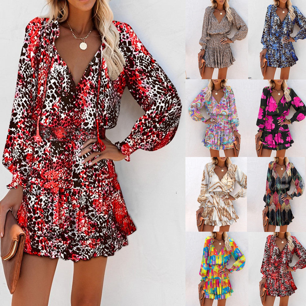 Image of Tara | Women's Long Sleeve Floral Mini Dress