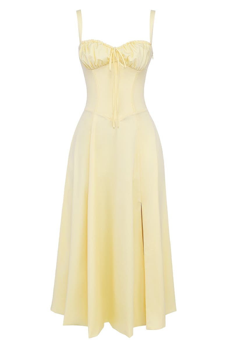 Image of Tessa | Women's Spaghetti Strap A-Line Midi Dress