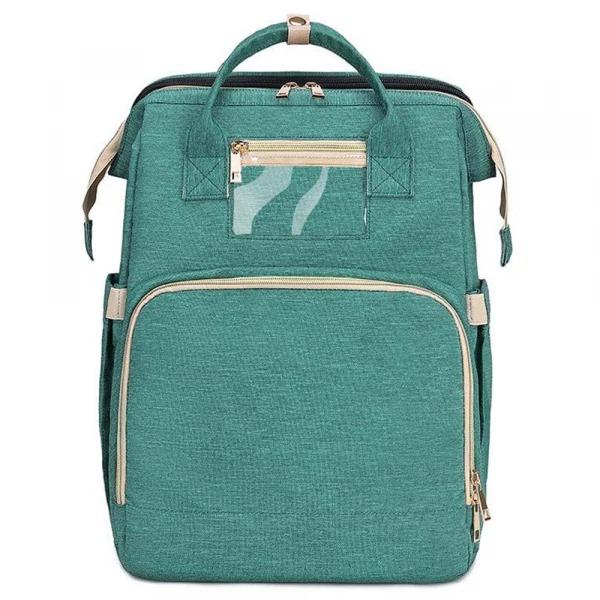 Unisex Expandable Diaper Bag Backpack with Portable Changing Station