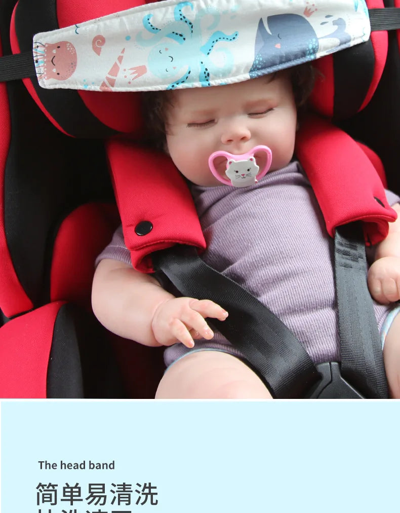 Unisex Kids Car Seat Head Support & Neck Relief Pillow