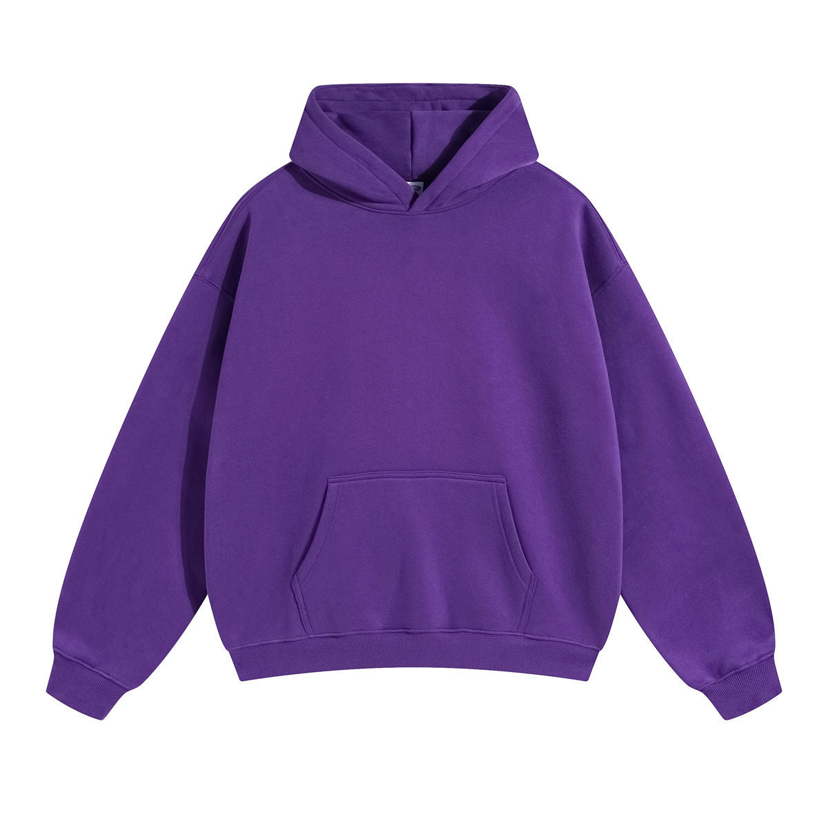 Unisex Loose-Fit Organic Cotton Hoodie with Kangaroo Pocket